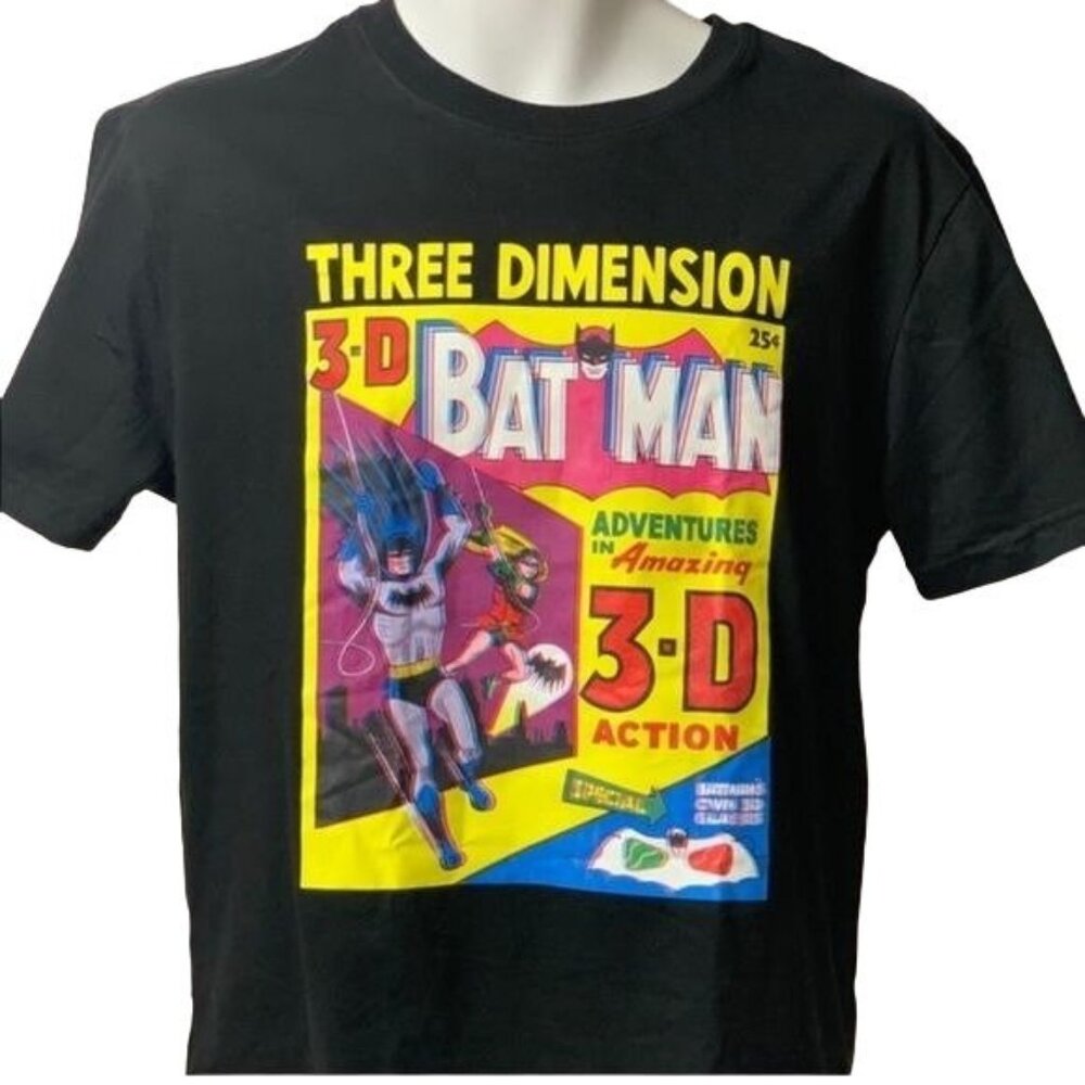 Batman 80th Anniversary 3D T-shirt NWT Size Small